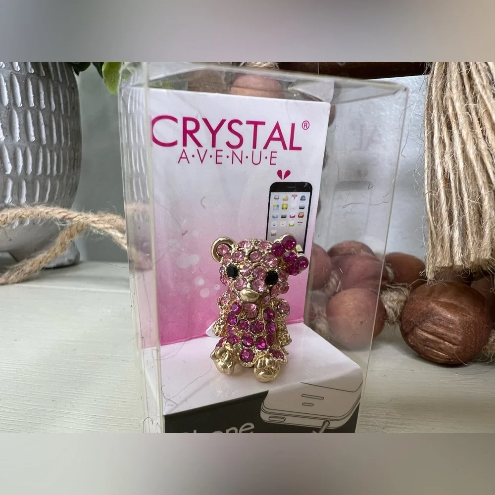 Brand New-Crystal Avenue Phone Dust Ear Cap